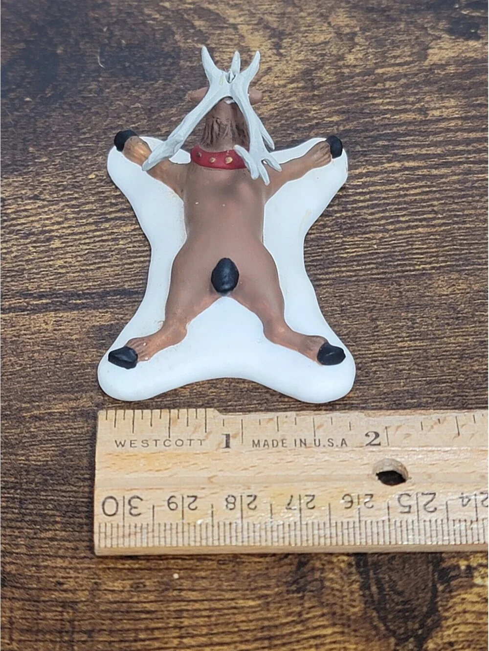 Department 56 Reindeer Figurine on Snow Base Christmas Decoration